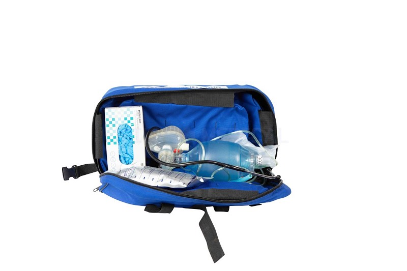 Blue Paramedic Bag Dressed